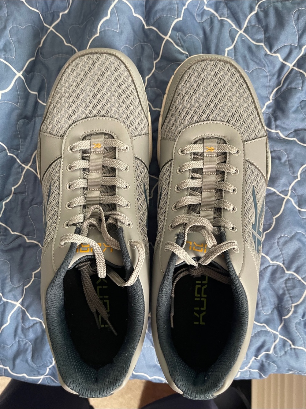 KURU Men's Grey Athletic Sneakers - Picture 12 of 15
